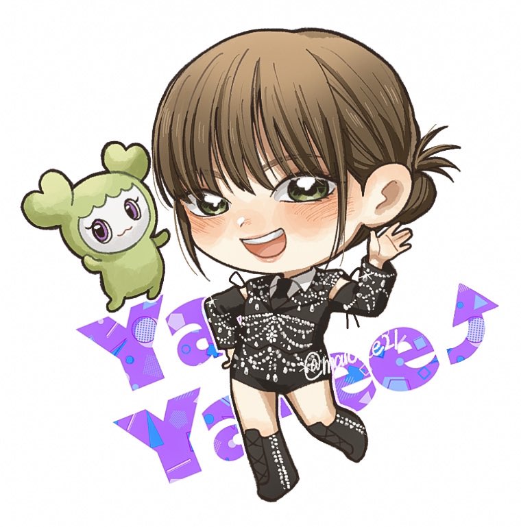 jeongyeon and jeongvely (real life and 1 more) drawn by maionce21