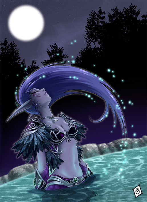 player character (warcraft and 1 more) drawn by ombra