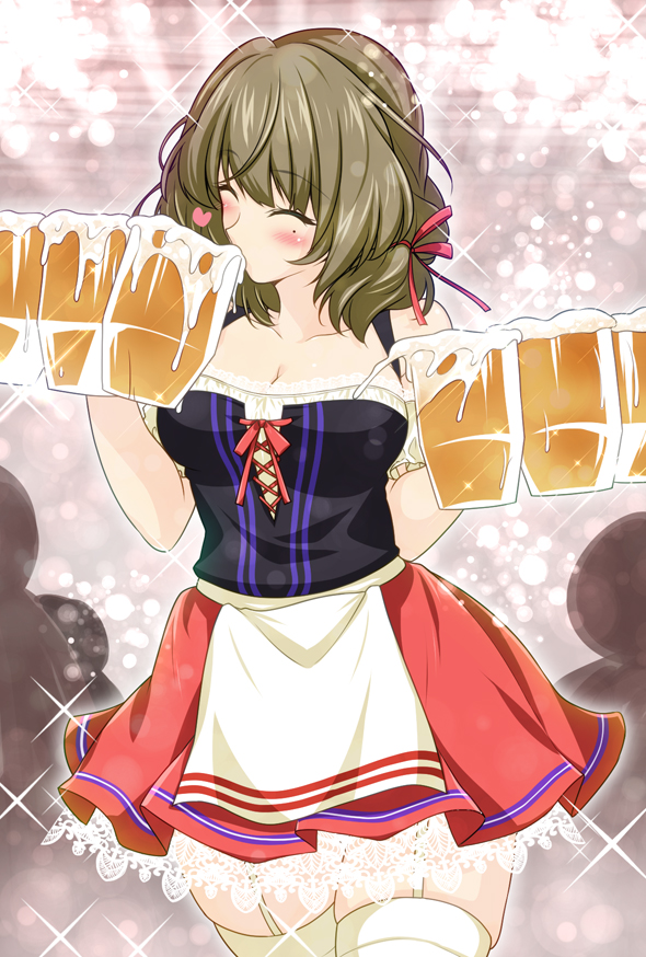 takagaki kaede (idolmaster and 1 more) drawn by miyashiro_sousuke