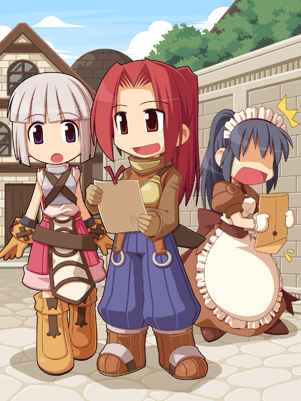 archer, novice, and blossom (ragnarok online and 1 more) drawn by yuichirou