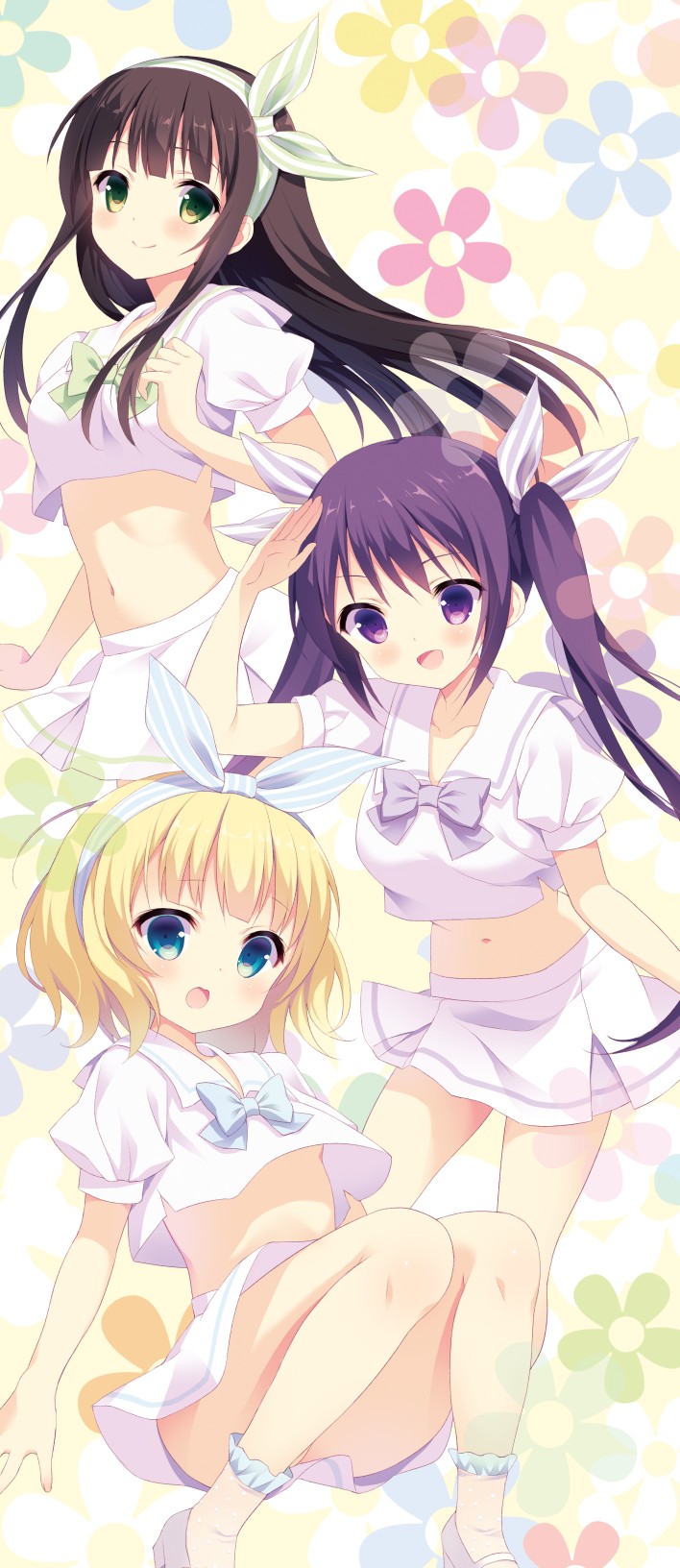 kirima syaro, tedeza rize, and ujimatsu chiya (gochuumon wa usagi desu ka?) drawn by chitosezaka_suzu