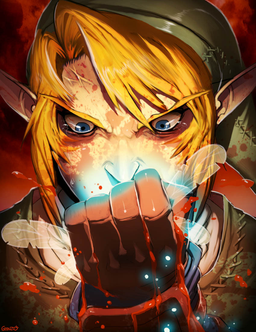 link and navi (the legend of zelda and 1 more) drawn by genzoman