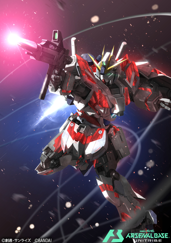 narrative gundam and narrative gundam c-packs (gundam and 3 more) drawn by serike_w