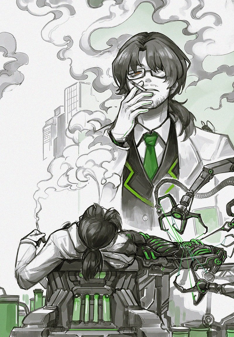 gregor (project moon and 1 more) drawn by flaw_eight