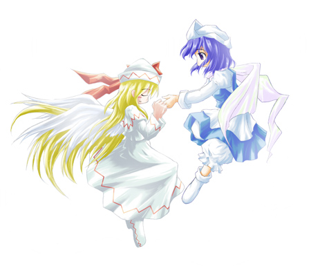 letty whiterock and lily white (touhou) drawn by koto_(keioteo)