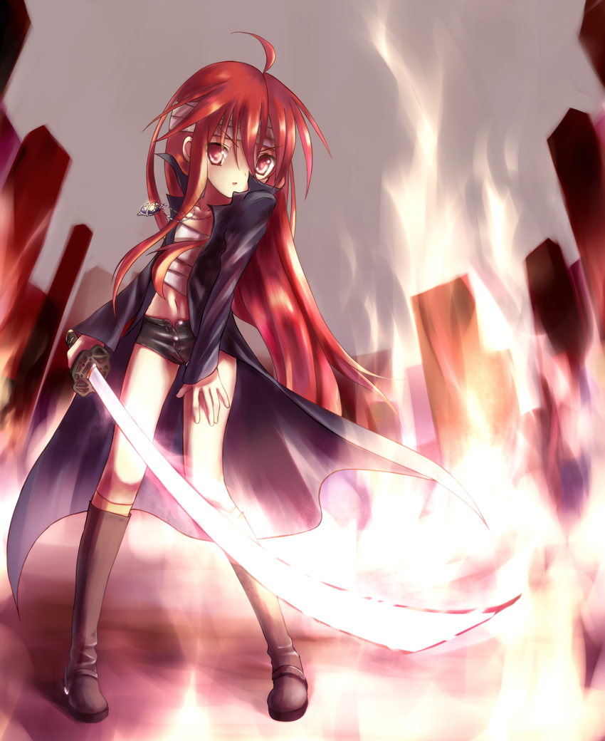 shana and alastor (shakugan no shana) drawn by kotsu