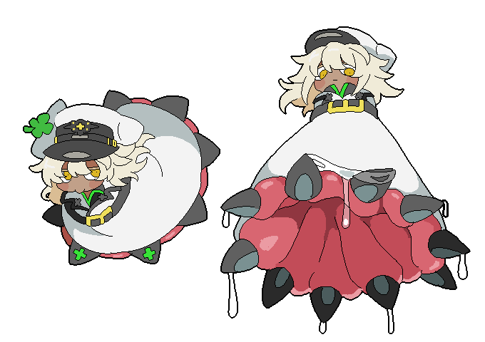 ramlethal valentine (guilty gear and 1 more) drawn by kekeken
