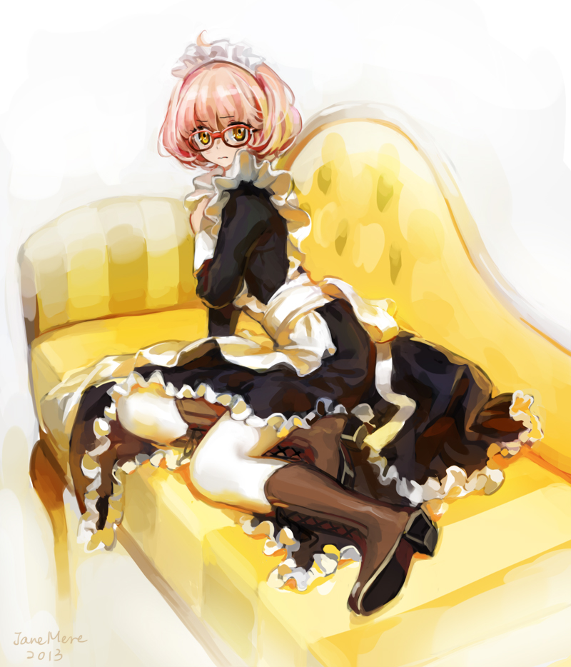 kuriyama mirai (kyoukai no kanata) drawn by jane_mere