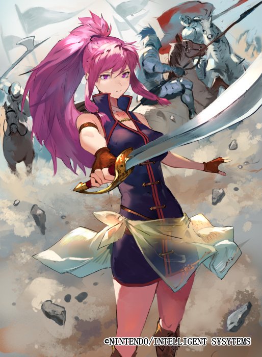 marisa (fire emblem and 2 more) drawn by kureta_(nikogori)