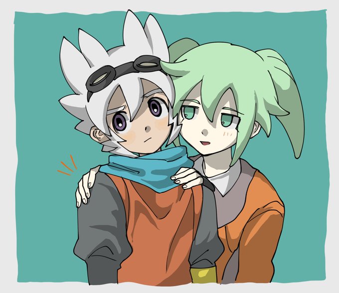 fei rune and saryuu evan (inazuma eleven and 2 more) drawn by evanvanvavan
