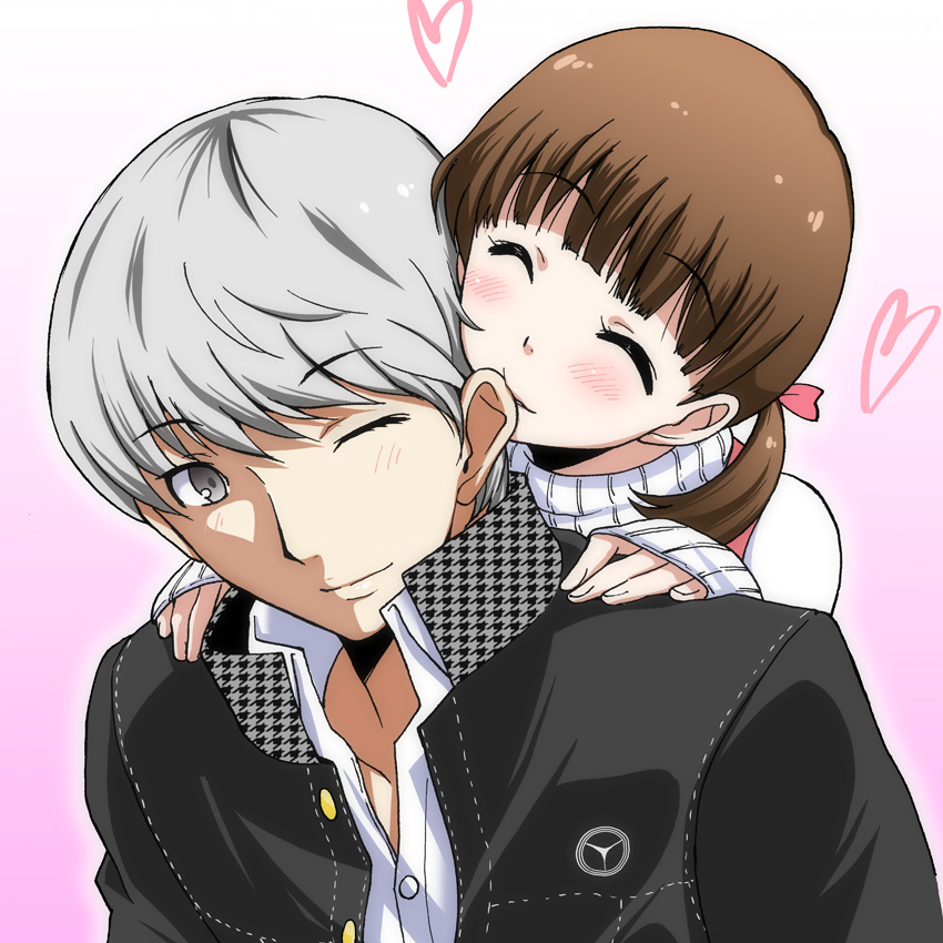 narukami yu and doujima nanako (persona and 1 more) drawn by marugoshi_teppei