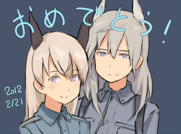 eila ilmatar juutilainen and aurora e. juutilainen (world witches series and 2 more) drawn by shibafu_(glock23)