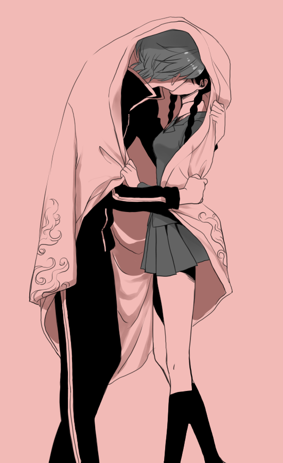 mamiya sakura and rokudou rinne (kyoukai no rinne) drawn by leila_(yurisouls)