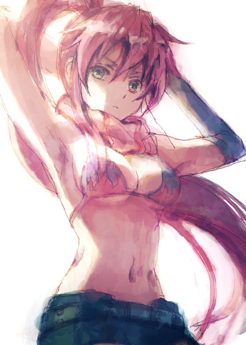 yoko littner (tengen toppa gurren lagann) drawn by pooj