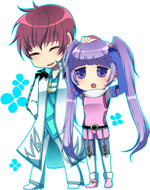 sophie and asbel lhant (tales of and 1 more) drawn by haku_(wwnt)