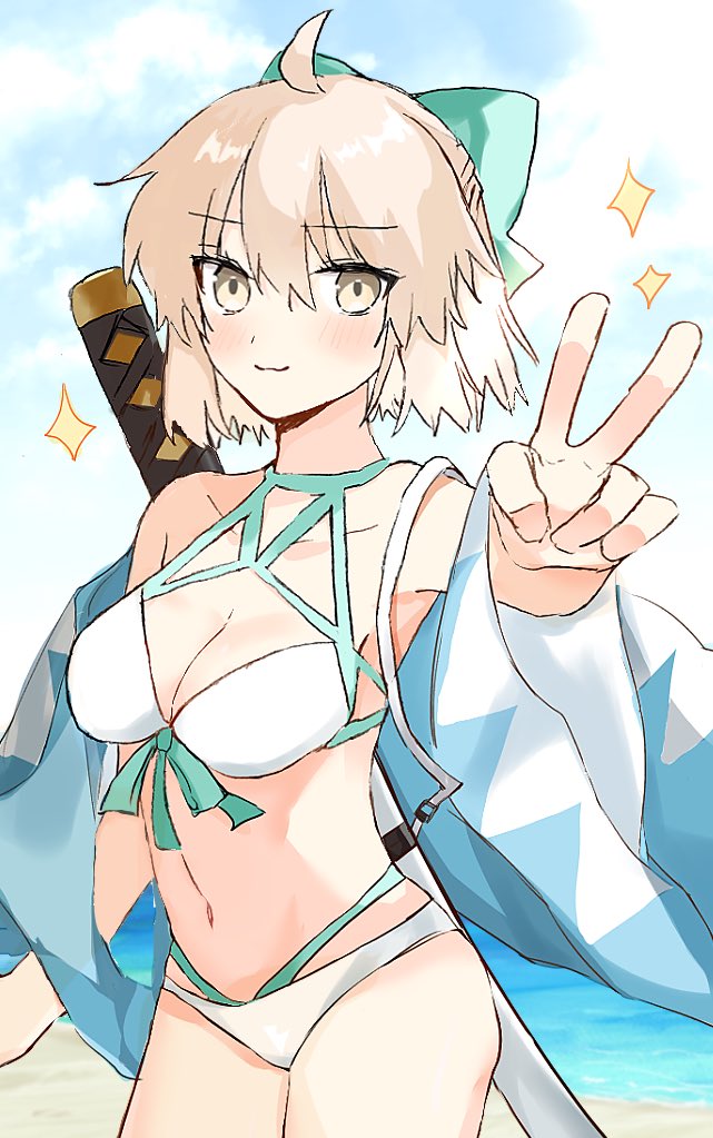 okita souji and okita j. souji (fate and 1 more) drawn by shiho_(shihoteifujo)