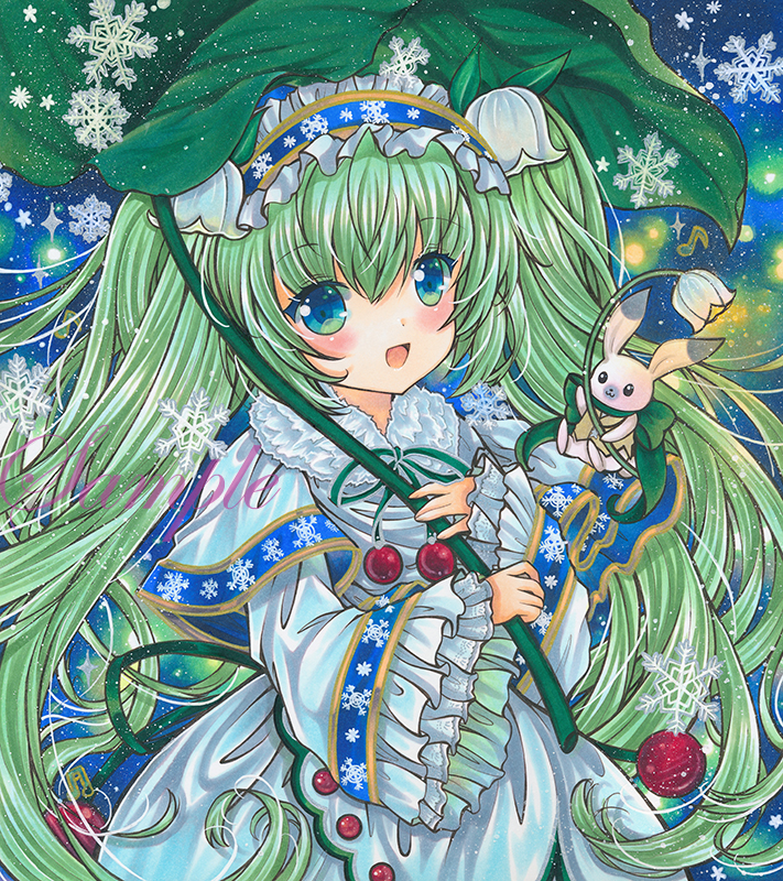 hatsune miku, yuki miku, and rabbit yukine (vocaloid) drawn by rui_(sugar3)