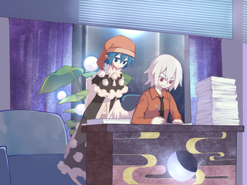 kishin sagume and doremy sweet (touhou) drawn by beichen_xiaobei