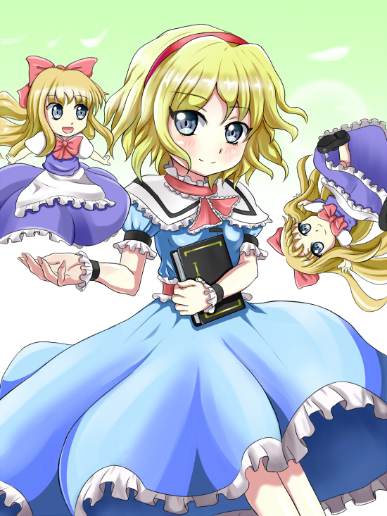 alice margatroid and shanghai doll (touhou) drawn by tonakai_(bunsuka)