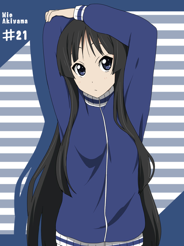 akiyama mio (k-on!) drawn by ikari_manatsu