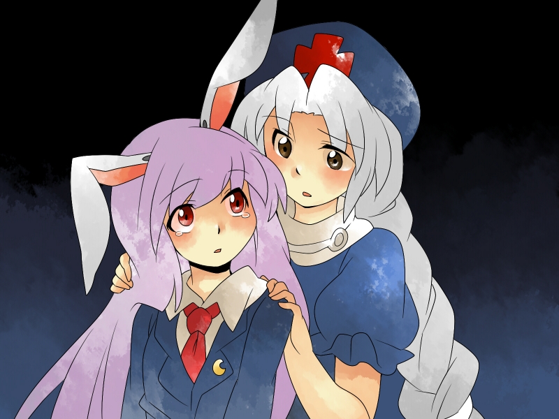 reisen udongein inaba and yagokoro eirin (touhou) drawn by hammer_(sunset_beach)