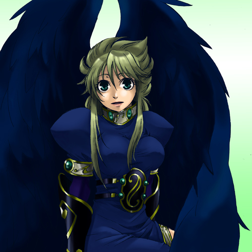 nina (breath of fire and 1 more) drawn by kobayashi_kunoki