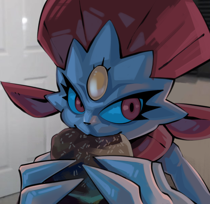 weavile (pokemon and 2 more) drawn by sherlunsfw