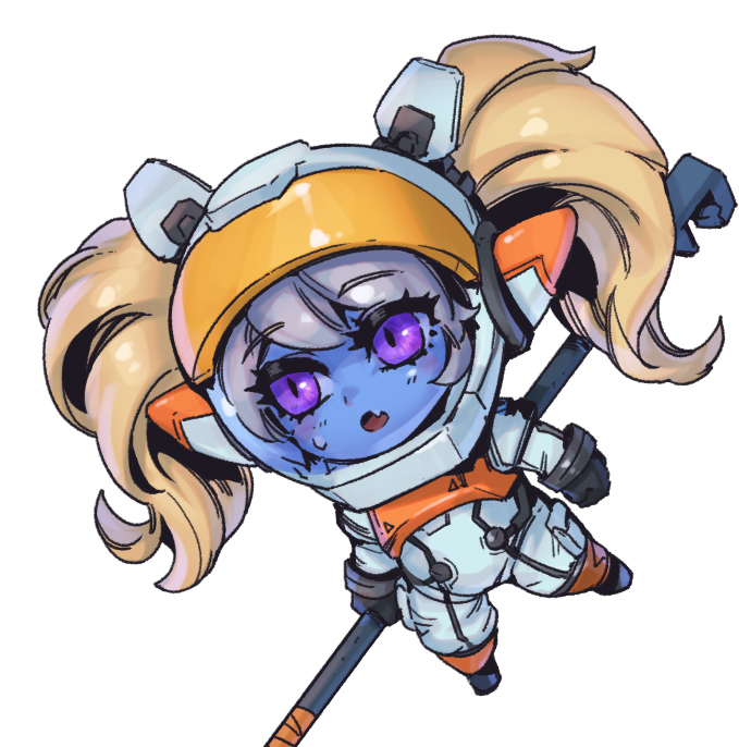 poppy and astronaut poppy (league of legends) drawn by phantom_ix_row