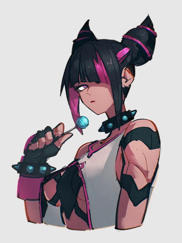 han juri (street fighter and 1 more) drawn by kemachiku