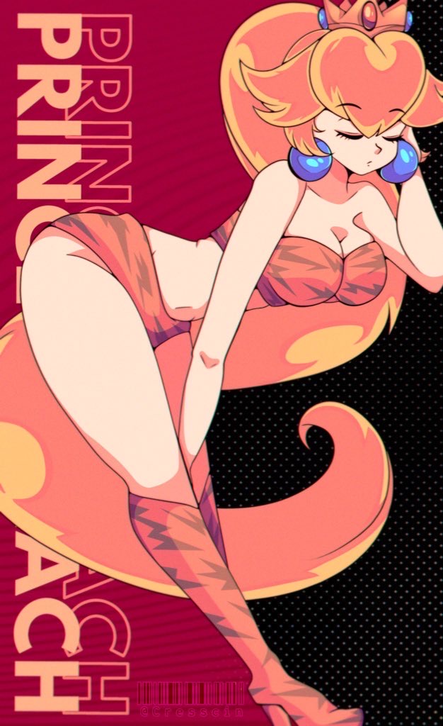 princess peach and lum (mario and 1 more) drawn by cresscin