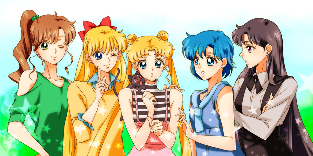 Tsukino Usagi Mizuno Ami Aino Minako Hino Rei Kino Makoto And
