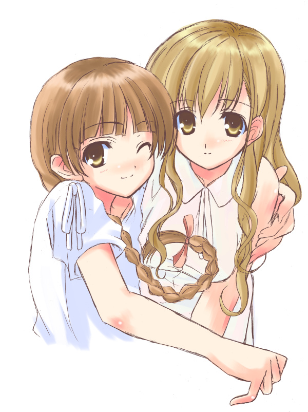 toudou shimako and shimazu yoshino (maria-sama ga miteru) drawn by anonymous_(japanese)