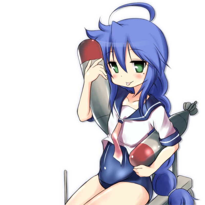 izumi konata and i-58 (kantai collection and 1 more) drawn by mizushima_(p201112)