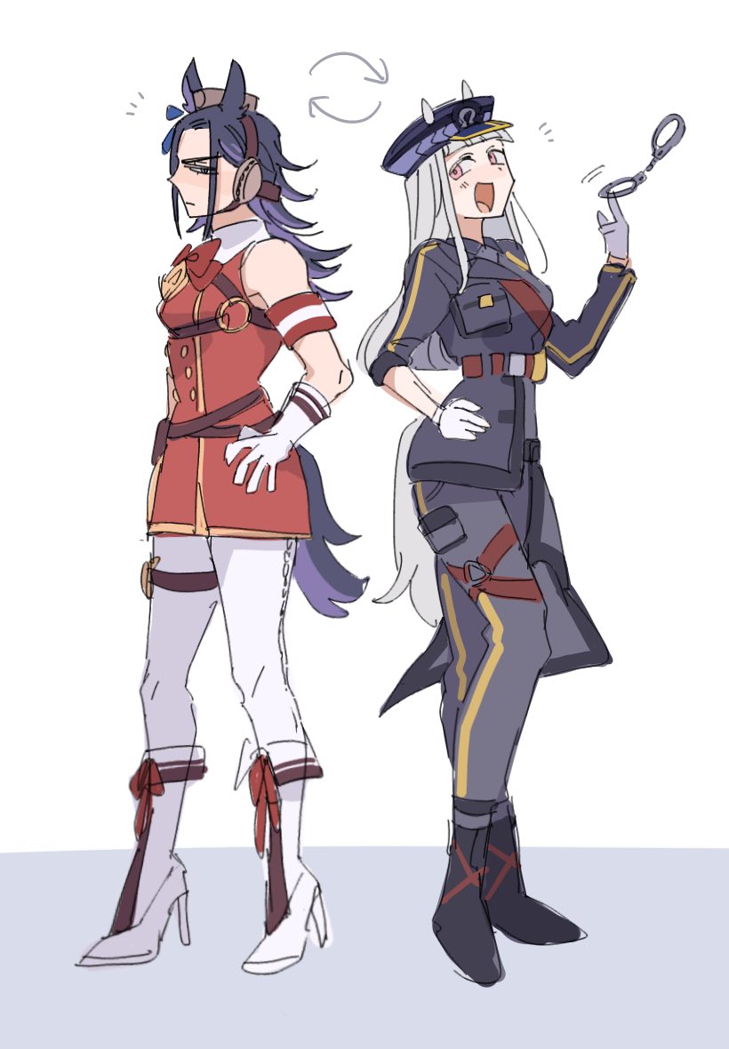 gold ship and fenomeno (umamusume) drawn by usami_(pu_vo4)