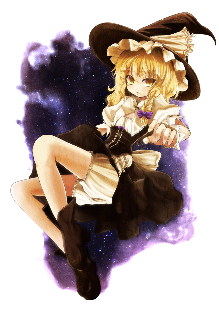 kirisame marisa (touhou and 1 more) drawn by kurona