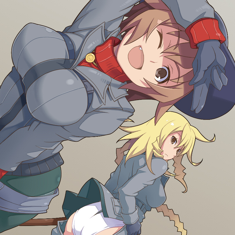 reverberi and cazzago (milihime taisen) drawn by maruto!