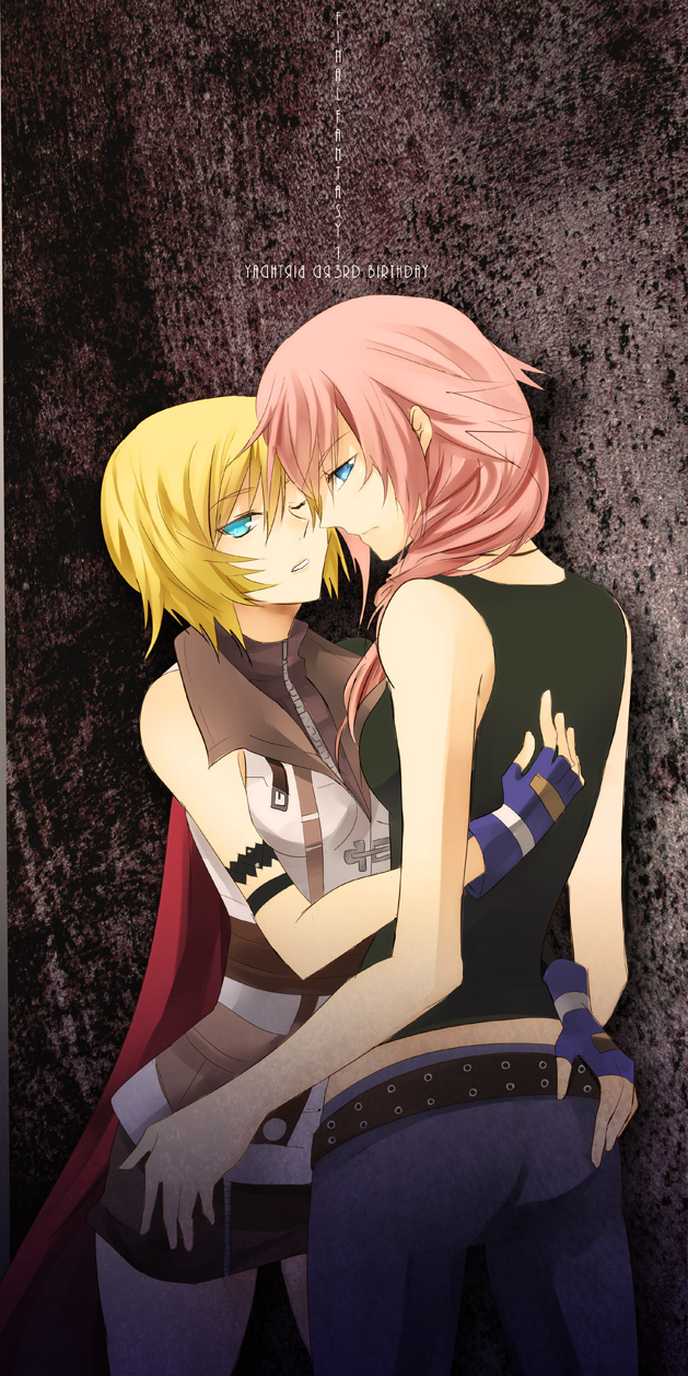 lightning farron, aya brea, and sakamoto maaya (final fantasy and 5 more) drawn by meru