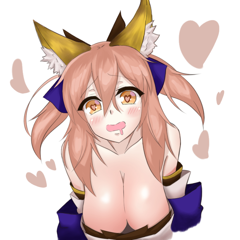 tamamo and tamamo no mae (fate and 1 more) drawn by lein