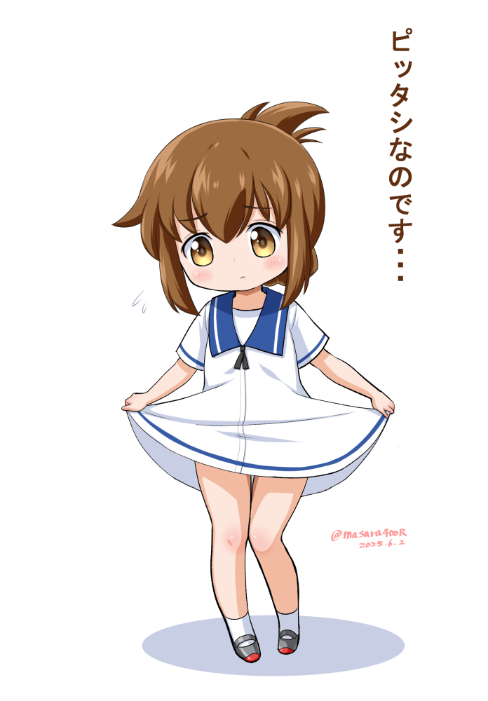 inazuma and hiburi (kantai collection) drawn by masara_(chuujou)