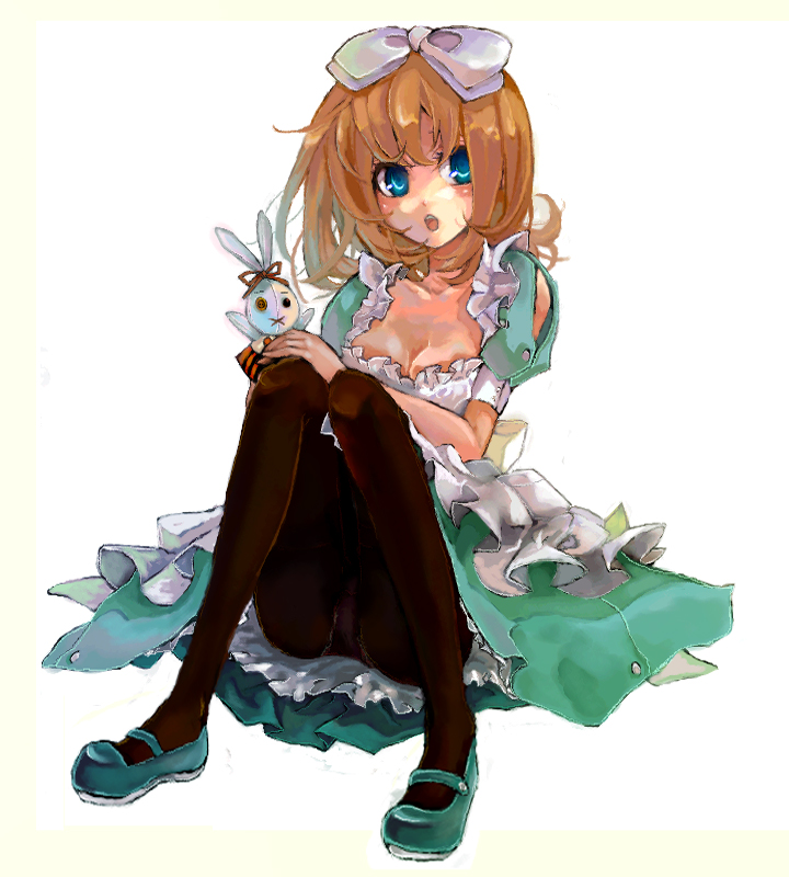 alice and white rabbit (alice's adventures in wonderland) drawn by pisuke