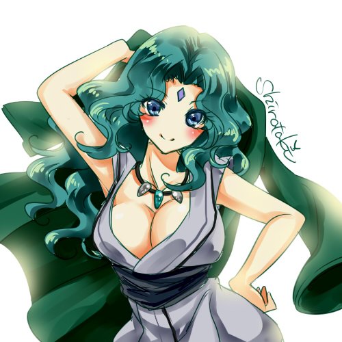 tsunade, kaiou michiru, and katsuki masako (bishoujo senshi sailor moon and 1 more) drawn by shirataki_kaiseki