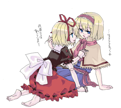 alice margatroid and medicine melancholy (touhou) drawn by tadano_kagekichi