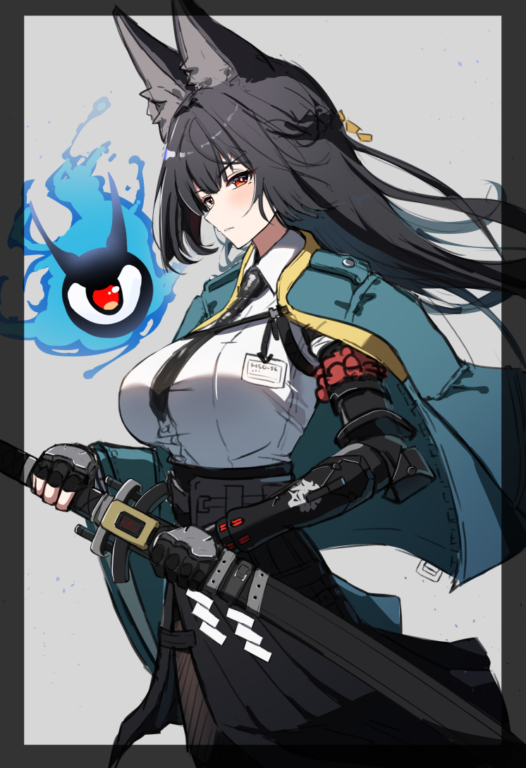 hoshimi miyabi and tailless (zenless zone zero) drawn by shionootsu