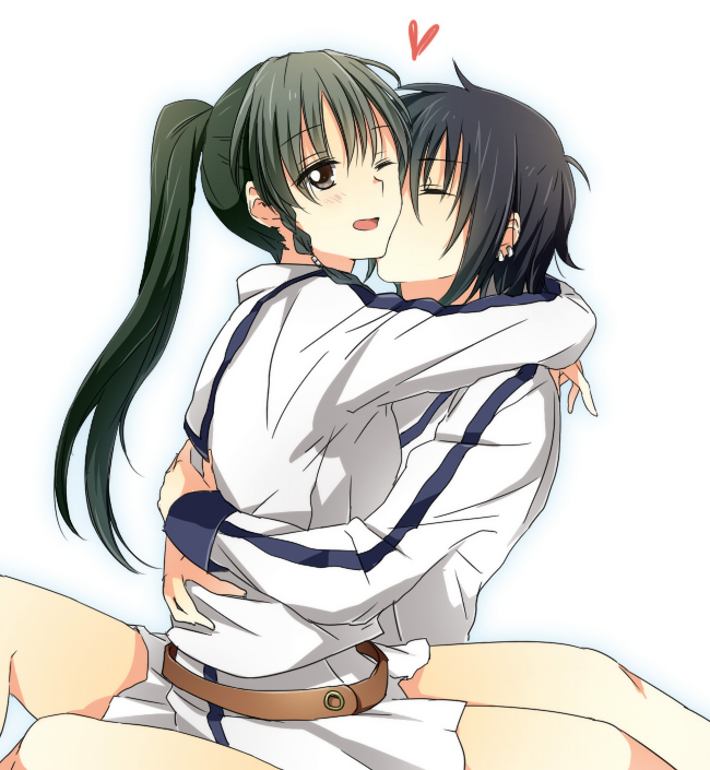 mikado akira and inori sae (hayate x blade) drawn by sao_(0060)