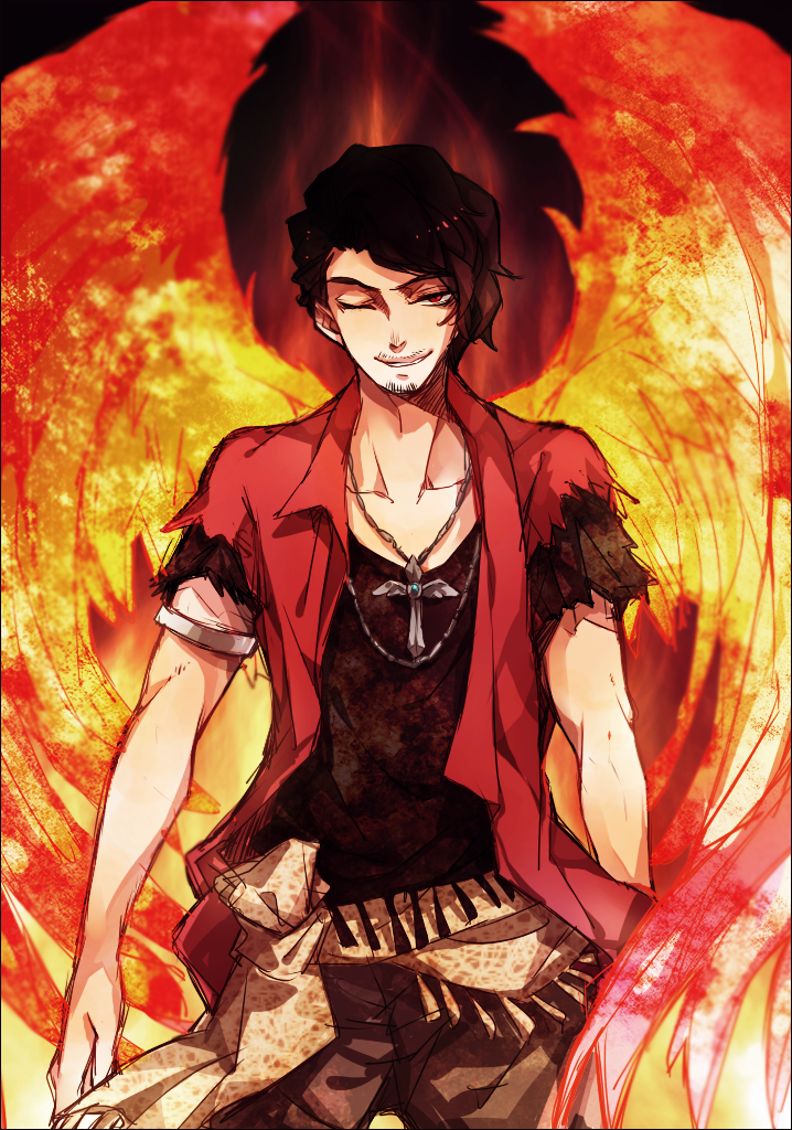 phoenix (kamen rider and 1 more) drawn by hakuel