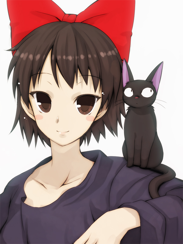 kiki and jiji (majo no takkyuubin) drawn by ohta_yuichi