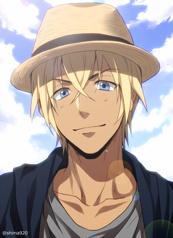 amuro tooru (meitantei conan) drawn by mashima_shima