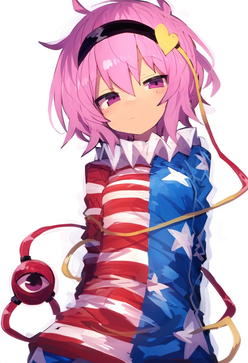 komeiji satori and clownpiece (touhou) drawn by hachimedes