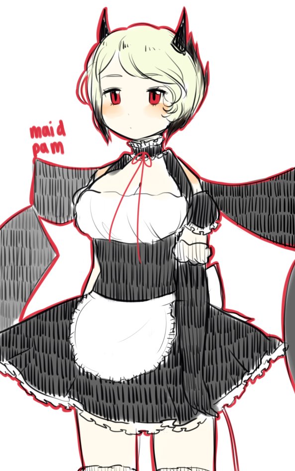 maou pam (mahou shoujo ikusei keikaku and 1 more) drawn by kwysten