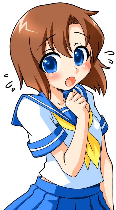 ryuuguu rena (higurashi no naku koro ni) drawn by manji_taba